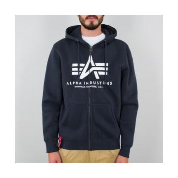 Alpha Basic Zip Hoody - Navy