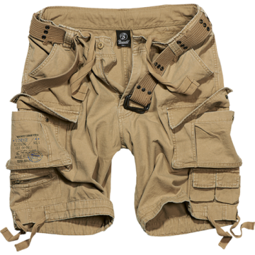 Brandit-Short "Shell Valley Heavy Vintage", schwarz