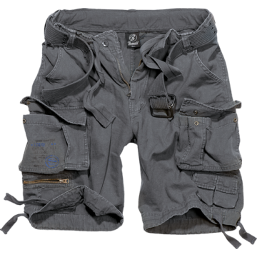 Brandit-Short "Shell Valley Heavy Vintage", anthrazit