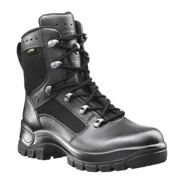 Leichter und atmungsaktiver Einsatzstiefel aus einer Leder/ Textilkombination