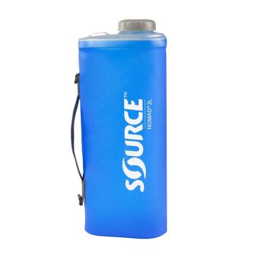 SOURCE Faltbare Flasche 2L - Blau
