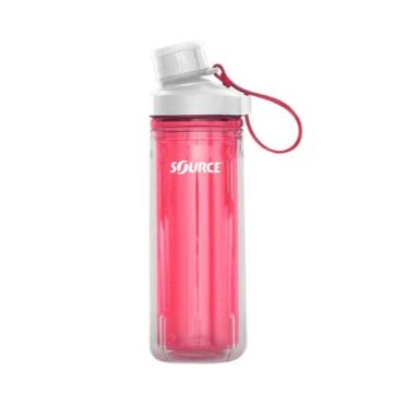 SOURCE Eco Doppelwand-Flasche Clickseal-Berry Rot