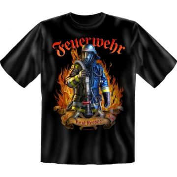 Feuerwehr T-Shirt "Real Heroes"