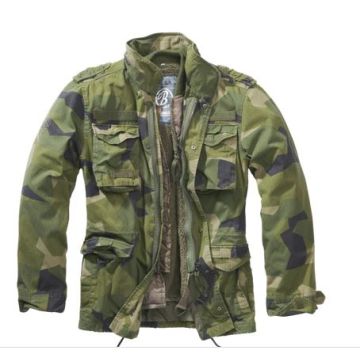 Brandit Jacke M-65 Giant - Swedisch Camo M90