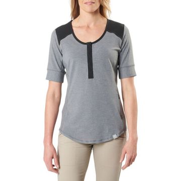 5.11 Willow Damen Henley-Shirt Schwarz