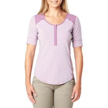 5.11 Willow Damen Henley-Shirt Plum-Heather