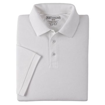 5.11 Professional Kurzarm Polohemd Weiß
