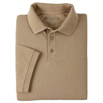 5.11 Professional Kurzarm Polohemd Silver Tan