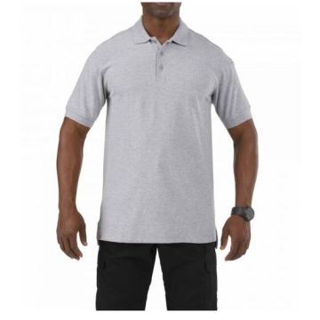 5.11 Utility Kurzarm Polohemd Heather Grey
