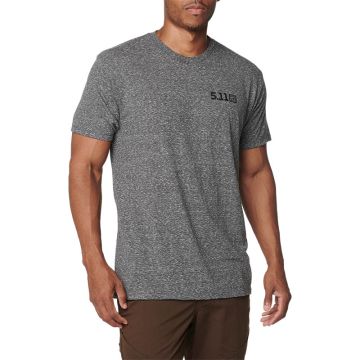 5.11 Triblend Legacy Short Sleeve Tee - Charcoal Heather 