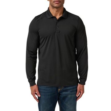 5.11 Helios Langarm Polo Black