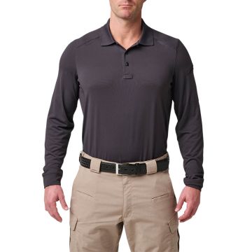 5.11 Helios Langarm Polo Charcoal