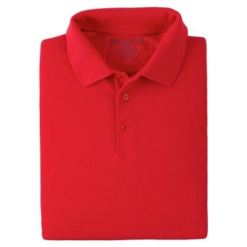 5.11 Professional Langarm Polohemd Range Red