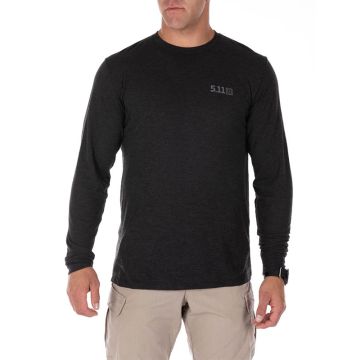 5.11 Triblend Legacy Long Sleeve Tee - Black Heather 