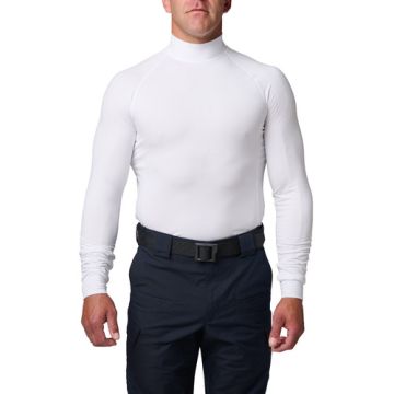 5.11 Mock Neck Long Sleeve Top - Uniform White 