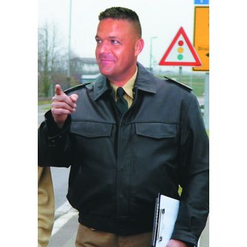 Polizei Lederblouson - Offizielle Ausführung