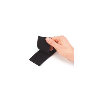 Original Militär-Klettband - Schwarz, Breite 100 mm - zum mobilen Einsatz von Schriftzügen - Nr. 5225