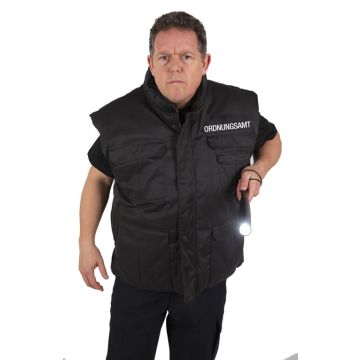 Weste gefüttert schwarz