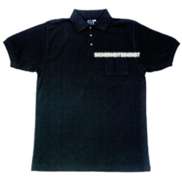 Polo Shirt mit Brusttasche schwarz 