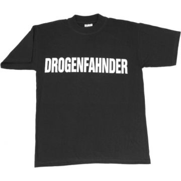 T-Shirt Drogenfahnder - Schwarz