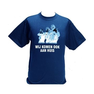 T-Shirt - mit Aufdruck  "Wij komen ook an huis" 