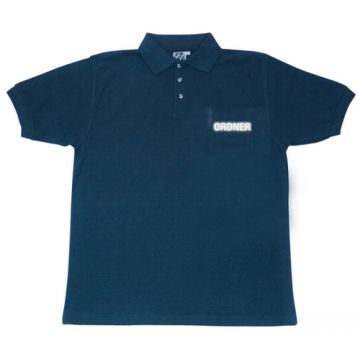Polo Shirt mit Brusttasche dunkelblau