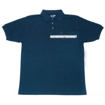Polo Shirt mit Brusttasche dunkelblau