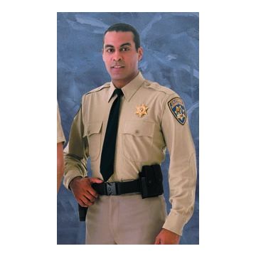 Elbeco U.S. Langarm Hemd Khaki