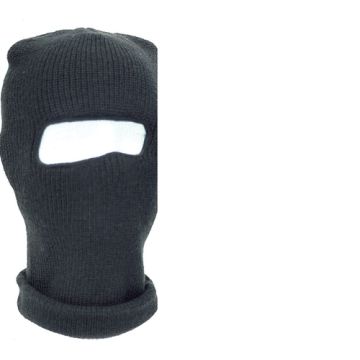 Maske 1-Loch - Schwarz - Nr. 4507