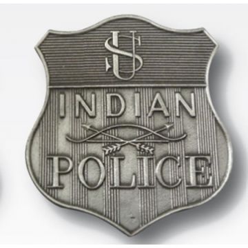 Metall-Abzeichen Indian Police - Nr. 4810