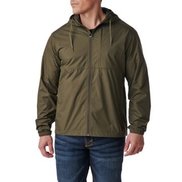 5.11 Radar Packable Hooded Jacket - Ranger Green
