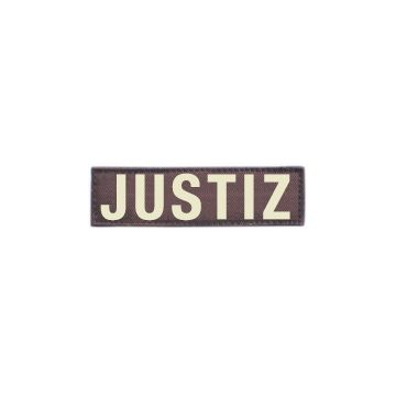 Stoff-Namensschilder (bestickt) "Justiz" 