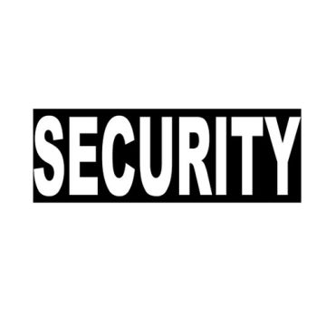 Dienstausweis Security schwarz - mit Aufschrift - Nr. 5030