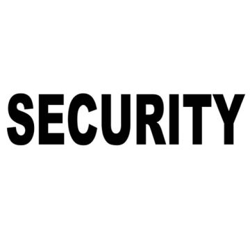 Dienstausweis Security - mit Aufschrift - Nr. 5031