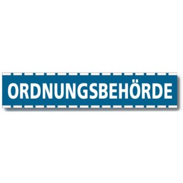 KFZ Magnetreflexschild ORDNUNGSBEHÖRDE - Reflektierend - 50 x 10cm - Nr. 5063