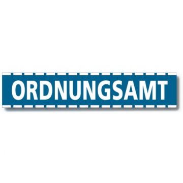 KFZ Magnetreflexschild ORDNUNGSAMT - Reflektierend - 50 x 10cm - Nr. 5064