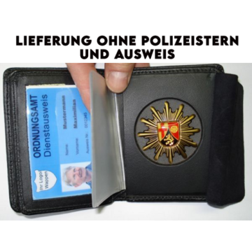 Dienstausweismappe Leder - Sichtfach in Scheckkartengröße - Nr. 5070
