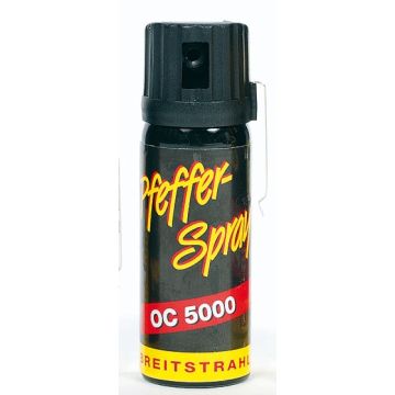 Pfefferspray 50 ml, Weitstrahl | Grundpreis pro 100 ml € 19,50