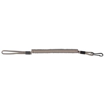 Lanyard - Spiralkabel - Fangschnur. Farbe Khaki