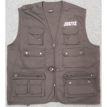 Sommerweste schwarz-Justiz 