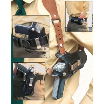 Mossad-Holstersystem - P5, P6, P225, P226 - Leder, rechte oder linke Trageweise - Nr. 5315