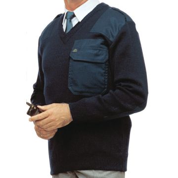 Original Behörden V-Pullover
