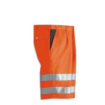 Bundhose Warnhose - Warnorange (kurz)
