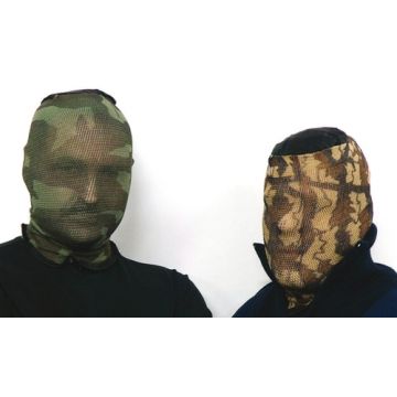 Tarn-Netz-Gesichtsmaske - Camo-Grün