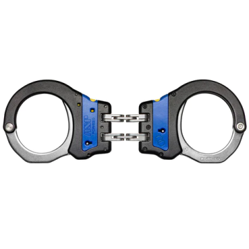 ASP Identifier Hinge Ultra PLus Gelenkhandschellen - blau - Stahl