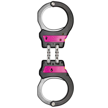ASP Identifier Hinge Ultra PLus Gelenkhandschellen - pink - Stahl