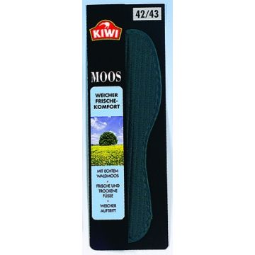 KIWI Moos-Sohle - Echtes Waldmoos für frische, trockene Füße und weichen Auftritt - Nr. 5612