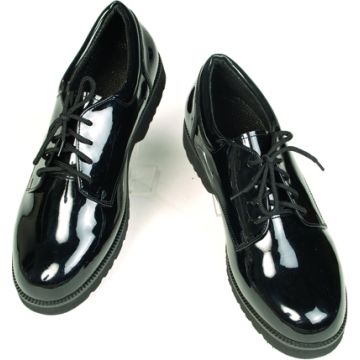 Uniformschuh Gloss Lackleder Schwarz