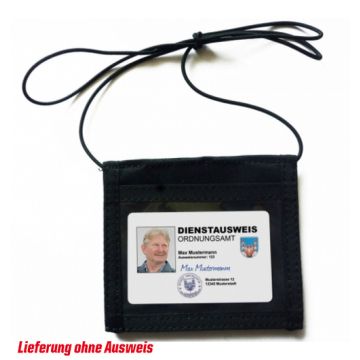 Umhänge-Ausweisträger mit Kordel - passend für Ausweise in Scheckkarten-Größe - Nr. 5708