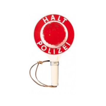 Anhaltestäbe mit Aufschrift - Betrieb mit Glühlampe